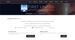 Desktop Screenshot of fumcirving.org