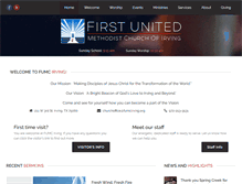 Tablet Screenshot of fumcirving.org